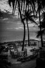 USA, Florida, Little Palm Island. Dinner on the beach. Art Print